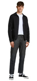 JACK & JONES Regular Jeans 'JJIChris JJOriginal‘ Herren Loose Fit Jeans Black Denim
