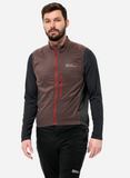 Jack Wolfskin MOROBBIA ALPHA VEST Outdoor Weste Radweste braun