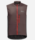 Jack Wolfskin MOROBBIA ALPHA VEST Outdoor Weste Radweste braun