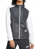 Nike Trail Laufjacke Running Jacket Herren Sport Outdoor schwarz