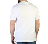 Tommy Jeans TJM Classic USA T-Shirt Herren Baumwolle weiß rot