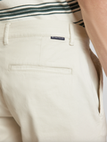 Tom Tailor Herren Sommer Bermuda Chino Shorts Slim Fit kurze Hose creme