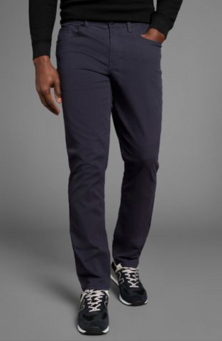 BRUNO BANANI 5-Pocket-Hose Chino Herren Business Hose blau
