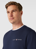 Gant Herren Sweatshirt Sport Classic Logo Übergröße blau