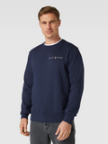 Gant Herren Sweatshirt Sport Classic Logo Übergröße blau