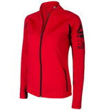 Reebok Damen Sport Jacke Trainings Track Gym Fitness Jacket rot - Sportsgeiz