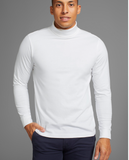 Bruno Banani Herren Rollkragen Langarmshirt Rollkragenshirt Longsleeve weiß