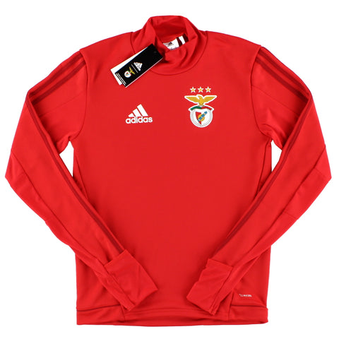 adidas SLB Benfica Lissabon Training Sweatshirt ClimaCool Portugal Fussball Rot BK4793 - Kopensneakers