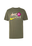 Nike T-Shirt Sportswear BRAND RIFFS olive - Kopensneakers Marken Schuhe stark reduziert