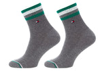 Tommy Hilfiger Classic 2 Pack Iconic Unisex Sport Socken Mens - Kopensneakers Marken Schuhe stark reduziert