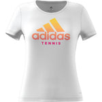 Adidas Damen Tennis Training T-Shirt weiss - Sportsgeiz