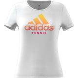 Adidas Damen Tennis Training T-Shirt weiss - Sportsgeiz