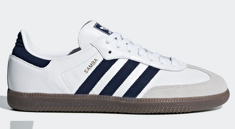 adidas Samba OG Schuh B75681 Weiss Turnschuhe Unisex Sportschuh Retro - Kopensneakers Marken Schuhe stark reduziert