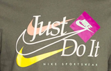 Nike T-Shirt Sportswear BRAND RIFFS olive - Kopensneakers Marken Schuhe stark reduziert