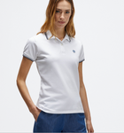 North Sails Damen Poloshirt Classic Logo T-Shirt Polo weiß - Sportsgeiz