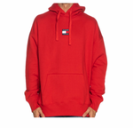 Tommy Hilfiger Tommy Jeans Herren Sweatshirt Hoodie rot - Sportsgeiz