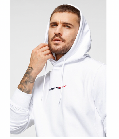 Tommy Jeans Hilfiger Herren Sweatshirt Kapuzensweatshirt  »TJM STRAIGHT LOGO HOODIE« - Sportsgeiz