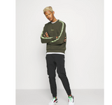 Calvin Klein Logo Tape Herren Sweatshirt Pullover grün - Sportsgeiz