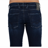 Replay Herren Hose Anbass Hyperflex Slim Fit Jeans blau