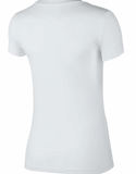 Nike Damen Just Do It T-Shirt Air Tee Fitness Training Sport Weiß