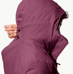Jack Wolfskin Troposphere Outdoor Texapore O2 Hardshell Winterjacke Damen warm pink