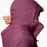 Jack Wolfskin Troposphere Outdoor Texapore O2 Hardshell Winterjacke Damen warm pink