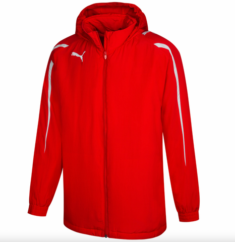 Puma PWR 5.10 Fussball Regenjacke Stadion Jacke rot