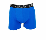 Replay Herren Boxershorts Unterhosen Bund Logo blau schwarz