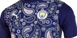 PUMA Manchester City Trikot Fussball Ausweichtrikot Premier League Meister  Auswärts blau