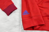 Adidas Frankreich Sweatshirt Fussball FFF Damen T-Shirt WM Retro rot