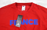 Adidas Frankreich Sweatshirt Fussball FFF Damen T-Shirt WM Retro rot