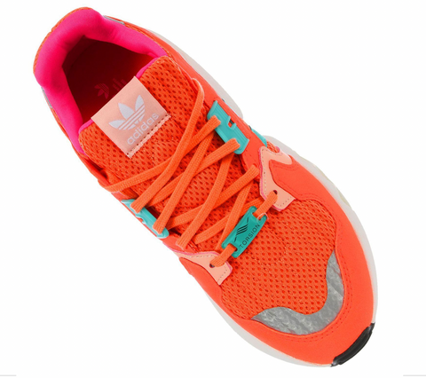 Adidas Originals ZX Torsion EE4842 Damen Sportschuhe Sneaker Neon Oran Sportsgeiz