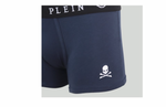Philipp Plein Herren Boxershorts Unterhosen Trunk Totenkopf dunkelblau