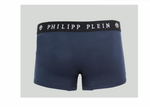 Philipp Plein Herren Boxershorts Unterhosen Trunk Totenkopf dunkelblau