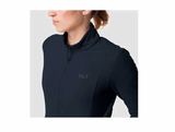 Jack Wolfskin Fleecejacke Damen Jacke Kiruna Jacket W dunkelblau