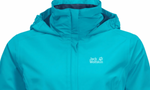 JACK WOLFSKIN STORMY POINT JACKET W 1620 Damen Jacke Regenjacke dark aqua