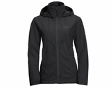 Jack Wolfskin EVANDALE JACKET W Damen Regenjacke Wanderjacke schwarz