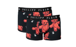 Philipp Plein Herren Boxershorts Unterhosen Teddy Bear schwarz