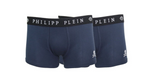 Philipp Plein Herren Boxershorts Unterhosen Trunk Totenkopf dunkelblau