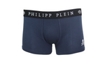 Philipp Plein Herren Boxershorts Unterhosen Totenkopf dunkelblau