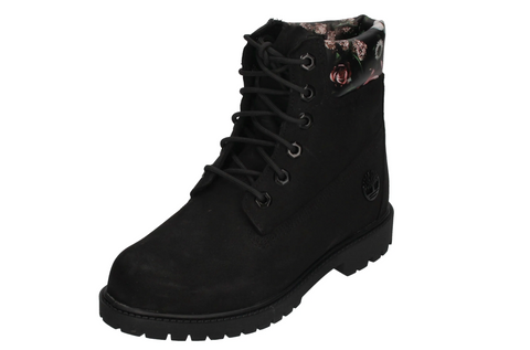 TIMBERLAND Damen Boots Classic Heritage 6 waterproof Nubuk schwarz Led Sportsgeiz