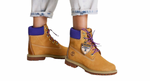 TIMBERLAND Damen Boots Classic Heritage 6 waterproof Nubuk beige Leder