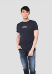 Replay Herren T-Shirt Print Logo schwarz