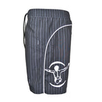 Chiemsee Badehose Badeshorts schwarz gestreift - Kopensneakers