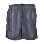 Chiemsee Badehose Badeshorts schwarz gestreift - Kopensneakers