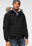 Jack & Jones Herren Winterjacke Parka Bomber schwarz - Sportsgeiz