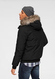 Jack & Jones Herren Winterjacke Parka Bomber schwarz - Sportsgeiz