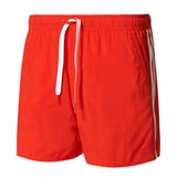 adidas 3 Streifen Badeshorts Herren Schwimmhose BJ8814 rot - Sportsgeiz