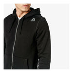 Reebok Herren Sweatshirt Kapuzenjacke Fleece Hoodie schwarz S - Sportsgeiz