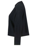 Tommy Jeans Damen Classic Pullover Short schwarz - Sportsgeiz